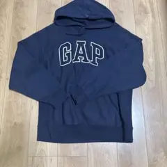 GAP ロゴ プルオーバー パーカー ネイビー Sのサムネイル