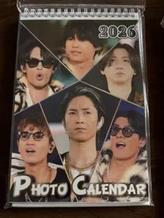 2026年 SixTONES PHOTO CALENDAR 卓上カレンダー