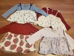 90センチ　女の子 トップス 4点セット　アプレクレール　プチマイン等
