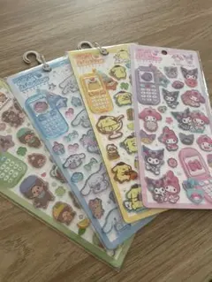 【最終値下げ】平成ハッピーフォン シール サンリオ モンチッチ まとめ売り