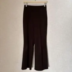 tal by yumi 美脚パンツ ブラウン スエードパンツ 淡色 しまむら