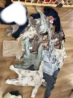 男の子向け　50-70cmロンパース15枚まとめ売り