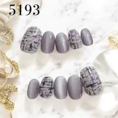 5193★ネイルチップ★ハンド★24枚セット★ショートオーバル