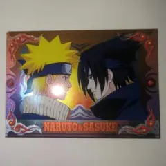 NARUTO　うずまきナルト　うちはサスケ　エッチングカード　NO-136 NARUTO うずまきナルト うちはサスケ エッチングカード NO-136 1枚