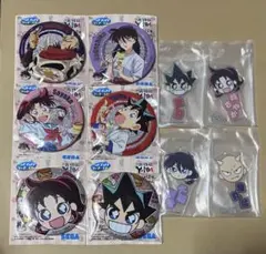 セガ　ラッキーくじ　真・侍伝YAIBA アクリルキーチェーン　缶バッジ