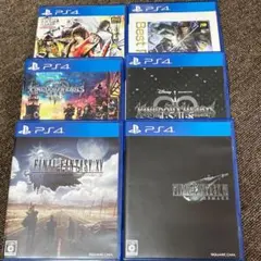 PS4 ソフト7本　ファイナルファンタジー　キングダムハーツのサムネイル