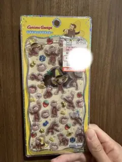 【新品未開封】プチドロップステッカー⭐︎おさるのジョージ