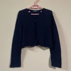 familiar ボレロ カーディガン　120サイズ ネイビー