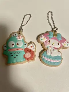 サンリオキャラクタークッキー風キーホルダー　セット