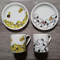 スヌーピー マグカップ プレートセット