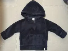 フード付きフリースジャケット 12-18ヶ月 ダークブルー