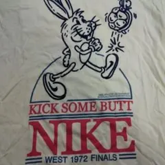 NIKE Tシャツ　うさぎと亀 Nike ウサギと亀Tシャツ XL | 110 vintage