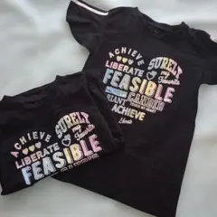 姉妹お揃い　ever closet 黒 Tシャツ サイズ130cm＆140cm