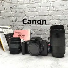 Canon EOS Kiss 初代 フィルム一眼レフカメラ ダブルズームセットのサムネイル