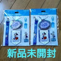 白*藍様 東京ディズニーシー 25周年ジュビリーバッジセット