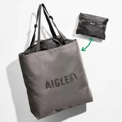 MonoMax　付録　AIGLE エーグル 軽くて大きい パッカブルトートバッグ