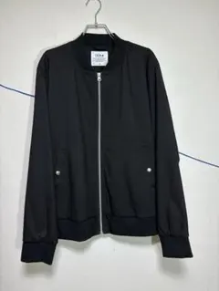 美品　ikka ブラック ジャンパー Lサイズ