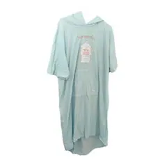 ハンギョドン 半袖 ワンピース パーカー フード付き