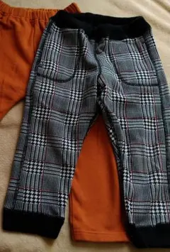 ブリーズ　千鳥柄パンツ