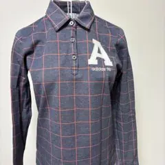 adidas ゴルフ　Tシャツ　長袖　襟付き　Mサイズ