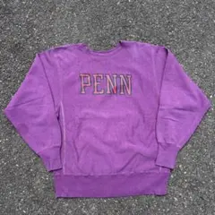 [パープル]リバースウィーブ チャンピオン 90s ペンシルベニア 刺繍タグ