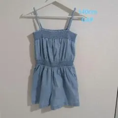 GAP 140cm ライトブルー オーバーオール