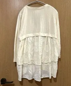 スカラー　カーディガン　切替えデザイン