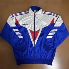 【希少】90s adidas デサント製 ナイロンジャケット
