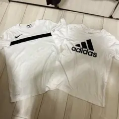 Nike Adidas ホワイト Tシャツ
