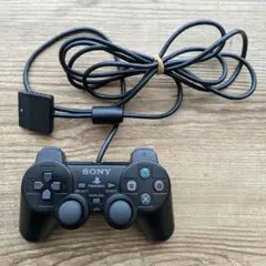 SONY PlayStation 2 コントローラー 有線 黒