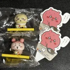 松屋 ちいかわ オリジナルフィギュア ラッコ カニちゃん ピック セット