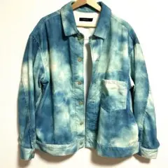 RAGEBLUE　ピケ タイダイブルゾン　Lサイズ
