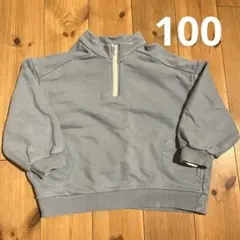 digreen ハーフジップmtm 水色 Mサイズ トレーナー 韓国子供服