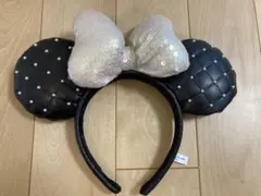 【きてぃ様専用】ディズニー カチューシャ ブラック パール キルティング ミニー