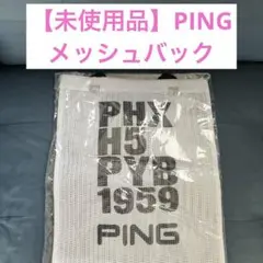 【未使用品】⭐︎非売品⭐︎PING メッシュバッグ