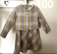 ビーミングバイビームス　ワンピースセット　ボレロ　チェック