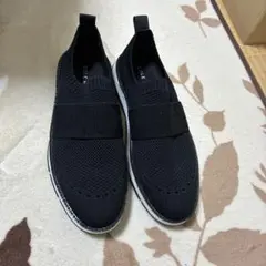 COLE HAAN ブラック スリッポンスニーカー