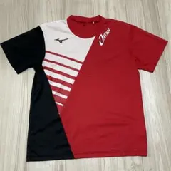 Mizuno ALL JAPAN Tシャツ Sサイズ 赤/黒