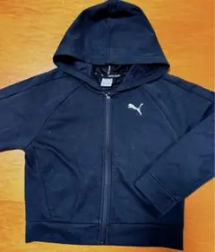 PUMA キッズ　フルジップパーカー 黒 140