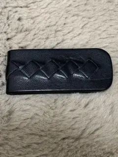 BOTTEGA VENETA マネークリップ イントレチャート ブラック レザーのサムネイル