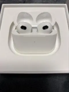 純正品 Apple AirPods3 本体 ホワイト 箱