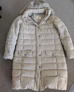 AIGLE ダウンコート フード付き 38