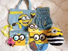 ミニオン まとめ売り トートバッグ　巾着　ポーチ ぬいぐるみ ショルダーバッグ