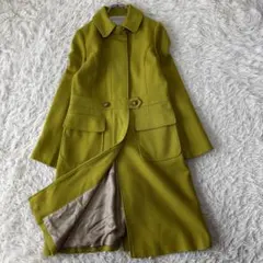 MACKINTOSH PHILOSOPHY✨ウールメルトン比翼コート　レモン　M