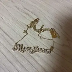 MARC JACOBS ロゴ ネックレス ゴールドカラー