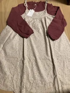 ［お値下げ不可です！］アプレレクール　花柄長袖ワンピース　新品　140