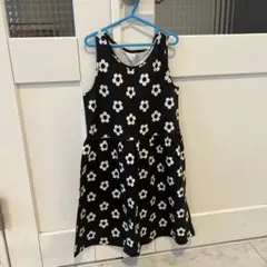 H&M 花柄ノースリーブワンピース 140cm
