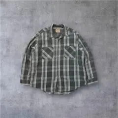 【希少】90s USA製St.John's Bayヘビーネルシャツチェックシャツ