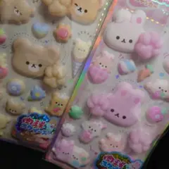 3月ありがとうございました もちぷにゅーステッカー肉球スクイーズ