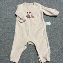 UNIQLO☆スウェットカバーオール　ベビーロンパース70サイズ